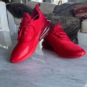 Nike Men's Air Max 270 Red Sneakers